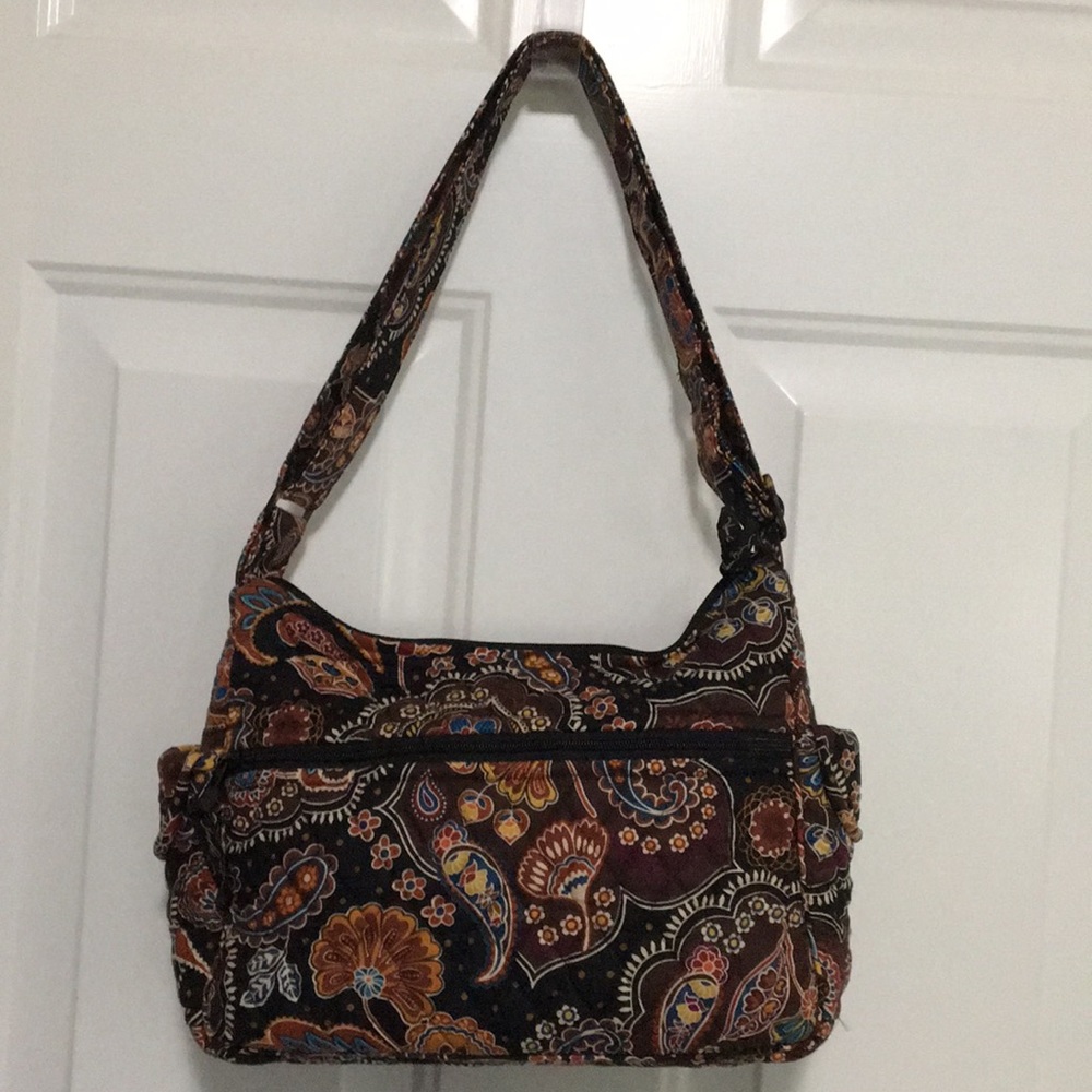 Vera Bradley Kensington Brown Cross Body NWOT
